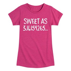 Girls' - Instant Message - Sweet As 3 Fitted Short Sleeve Graphic T-Shirt - 1 of 4