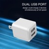 Itopfox 3-Pack Dual Port USB Wall Charger, Fast Charging Adapter Plug Block for iPhone 15 14 13 12 11, Compact & Safe - 4 of 4