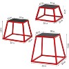 Plyometric Jump Box, Heavy-Duty Steel Plyo Boxes with Rubber Pad for Home Gym,Jump Platforms Step Up Box,Jump Trainers Conditioning Strength Training - 3 of 4