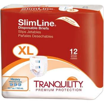 Tranquility Essential Adult Absorbent Underwear, Pull On with Tear Away  Seams, Heavy Absorbency, Small (22-36) - 22 ct (Pack of 4)
