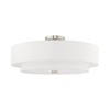 Livex Lighting Meridian 5 - Light Semi-Flush Mount in  Brushed Nickel - 2 of 4