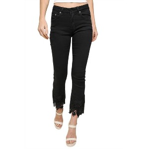 Women's High Waist Stretch Slim Straight Jean - umgee - 1 of 4