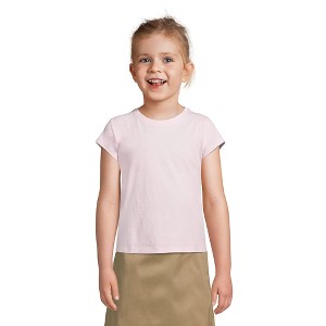Lands' End School Uniform Kids Short Sleeve Essential T-shirt - 1 of 4