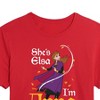 Women's - Frozen 2 - She's Elsa, I'm Anna Cropped Graphic T-Shirt - 2 of 4