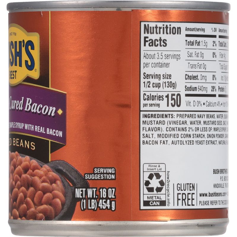 Bush&#39;s Maple Cured Bacon Baked Beans - 16oz, 5 of 8