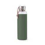Black + Blum Glass Water Bottle with Olive Sleeve