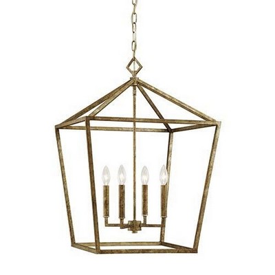 Millennium Lighting 4 - Light Pendant in  Vintage Gold