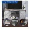 Farmhouse TV Stand for 65 inch TV, Entertainment Center with Sliding Barn Doors and Storage Cabinets for Living Room - 3 of 4