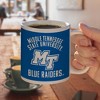 Middle Tennessee State Blue Raiders Ceramic Coffee Mug Novelty Gift Mugs for Coffee Tea and Hot Drinks 11oz White - 4 of 4
