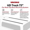 Yakima HD Track 72 Inch Car Roof Top Custom Rack Mounting Applications with CapNuts for SkyLine, OverHaul HD, and OutPost HD Systems, Black - 3 of 4