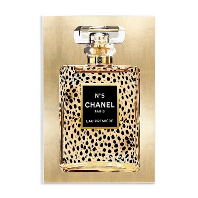 Stupell Industries Cheetah Pattern Perfume Wall Plaque Art