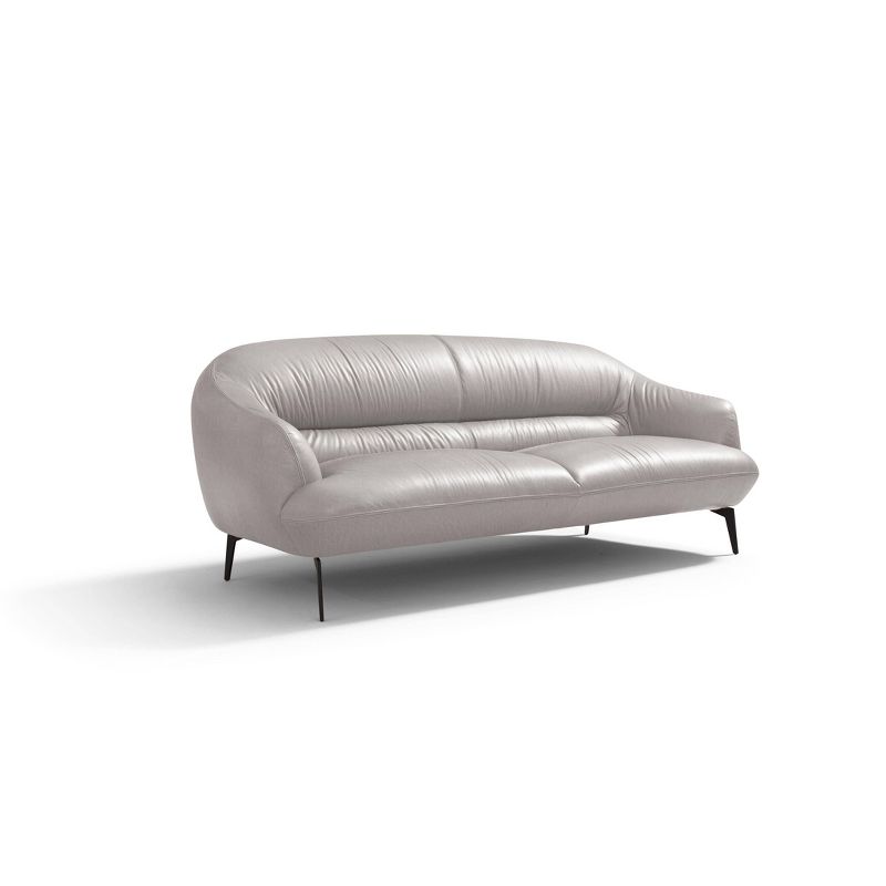 88&#34; Leonia Sofa Taupe Leather - Acme Furniture, 3 of 9