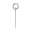 Black Bow Jewelry 14k White Gold, Madison Collection LG Classic Script Initial J Pendant - 2 of 4