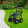 FDW Hose Reel Hold Up To 300 Ft Heavy Duty Garden Hose Reel for Garden Lawn Yard - 2 of 4