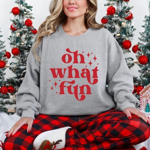 Simply Sage Market Whimsical Oh What Fun Sweatshirt - 1 of 4