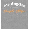 Los Angeles City of Angels Sunset Strip Women's Crew Neck Short Sleeve Night Shirt - 2 of 2