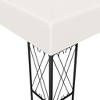 vidaXL Gazebo 9.8'x9.8' Cream Fabric - 3 of 4
