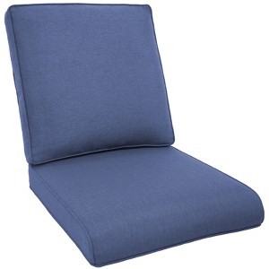 POCASSY Outdoor Chair Cushions Set, 22.5 x 25 Replacement Outdoor Cushions for Patio Furniture Dining Rocking Swivel Chairs Sofa Loveseat - 1 of 4
