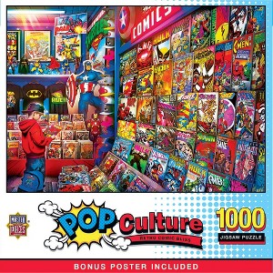MasterPieces 1000 Piece Jigsaw Puzzle - Retro Comic Bliss - Comic Book Superhero Puzzle for Adults - 1 of 4