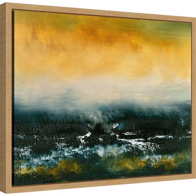 Amanti Art Falls I by Sharon Gordon Canvas Wall Art Print Framed 20 x 16