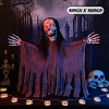 Halloween Outdoor Decorations Scary Skeleton Zombie Groundbreaker, Moveable Creepy Motion, Scream Sound with Light-up Eyes Prop - 4 of 4