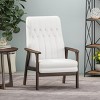 Coolbibila-Mid Century Modern Upholstered Accent Chair, Armchair For Indoor - 2 of 4