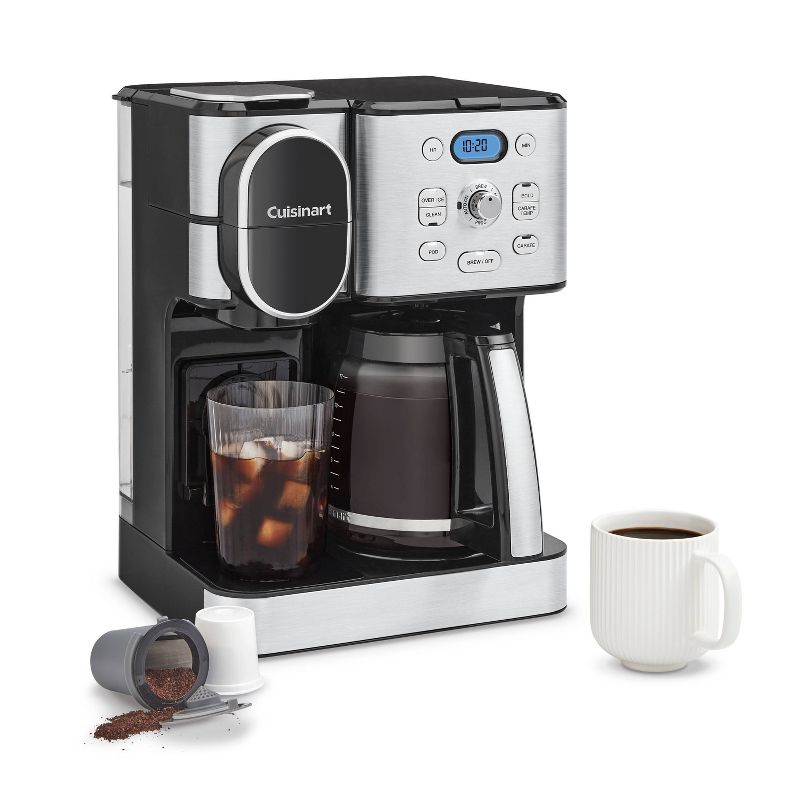 Cuisinart Coffee Center 2-IN-1 Coffee Maker and Single-Serve Brewer - Stainless Steel - SS-16, 6 of 14