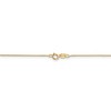 Black Bow Jewelry 0.5mm, 14k Yellow Gold, Box Chain Necklace - 3 of 4