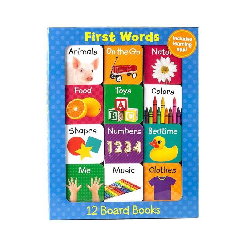 First Words (12 Board Book Set) - (Early Learning) by  Little Grasshopper Books & Publications International Ltd, 1 of 2