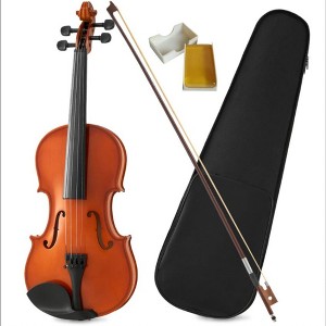 AZL1 Life Concept Orchestral String Instruments 4/4 Full-Size Violin Set with Premium Accessories, Brown, 22.15"*8.15"*0.98" - 1 of 4