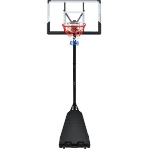 BestParts 8ft-10ft Portable Basketball Hoop with LED Lights & Waterproof Design - 1 of 4
