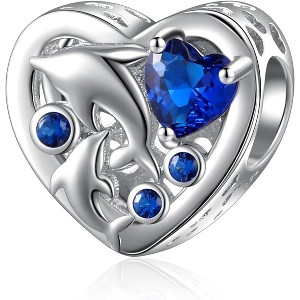 Sterling Silver Dangle Charm Beads for Women - DIY Pendants for Bracelets & Necklaces, Jewelry Gifts - 1 of 4