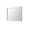Elegant Lighting Aluminum Frame Rectangle Mirror 24x36 In Gold - 3 of 4