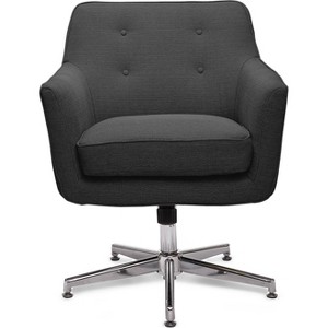 Style Ashland Home Office Chair Inviting Graphite - Serta, Grey
