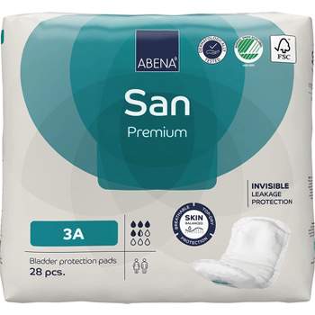 Abena San, Premium Incontinence Pads, Light Absorbency (Sizes 1 To 3A)