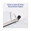 Avery Framed View Heavy-Duty Binders, 3 Rings, 3" Capacity, 11 x 8.5, Navy Blue - 4 of 4
