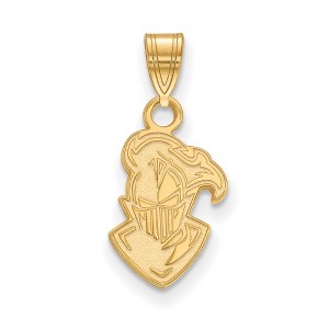 Black Bow Jewelry 14k Yellow Gold Plated Sterling Silver Furman Paladins NCAA Small Pendant - 1 of 2