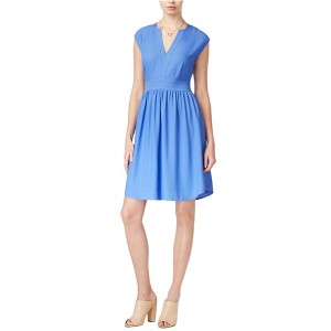 maison Jules Womens Cap Sleeve Fit & Flare Dress - 1 of 1