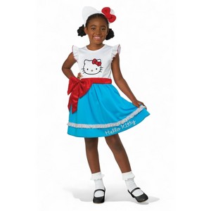 Hello Kitty Hello Kitty Blue Dress Child Costume - 1 of 2