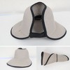 Anna-Kaci Roll Up Wide Brim Visor Sun Hat with Ponytail Hole and UV Protection Lightweight Packable Foldable Summer Cap - 4 of 4
