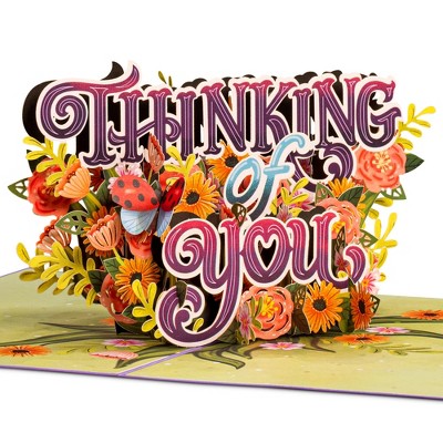 Paper Love 3D Pop-Up Greeting Card, with Envelope and Note Tag