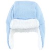 Hudson Baby Trapper Hat, Mitten and Bootie Set, Blue Elephant - 3 of 4