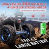 Kids ATV,  24V Ride on Car 4WD Quad Electric Vehicle, 4x80W Powerful Engine - 3 of 4