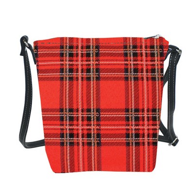 Signare USA Royal Stewart Tartan Red Sling Bag
