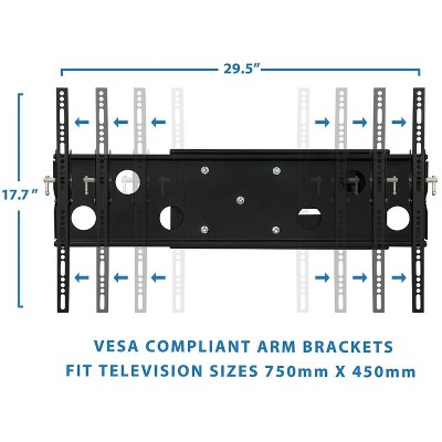 Black Metal Full Motion Desk Monitor Mount Arm