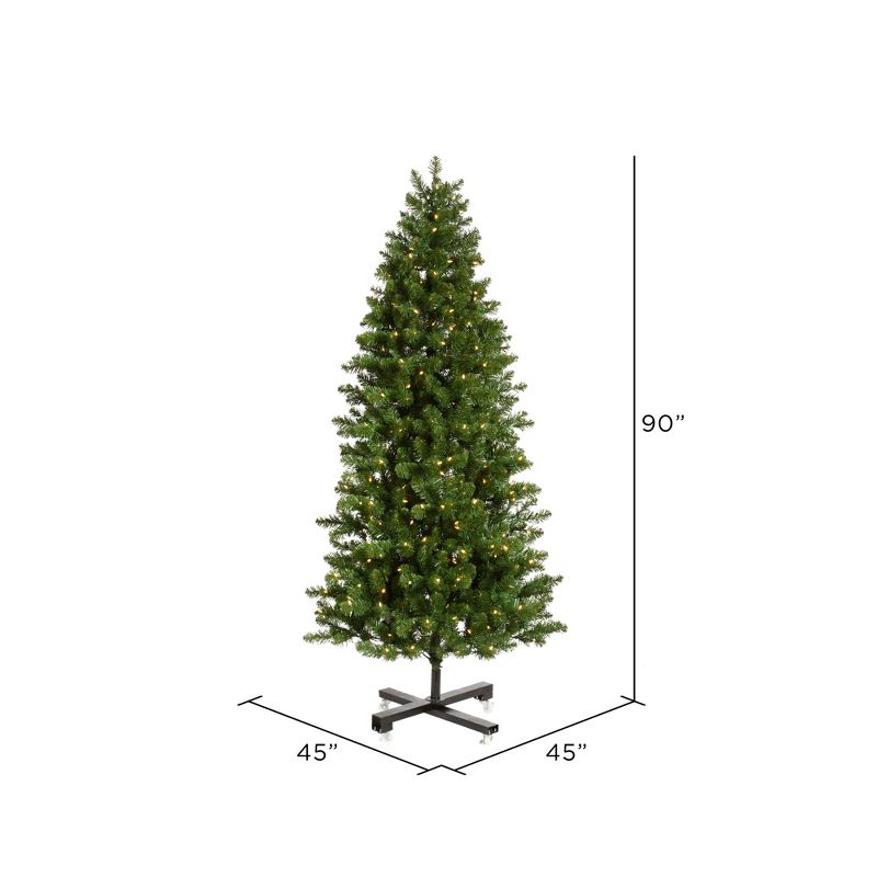 Vickerman Grand Teton Slim Artificial Christmas Tree, 3 of 5