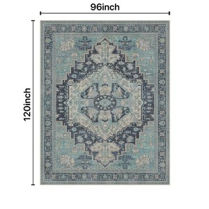 Abynow Medallion Distressed Persian Indoor Area Rug - 1 of 4