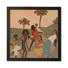 Nawaalillustrations Black Joy Framed Wall Art Black - Deny Designs - 4 of 4