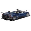 Pagani Zonda HP Barchetta Convertible Blue Tricolore Met. & Carbon w/White Interior 1/64 Diecast Model Car by Mini GT - 3 of 3