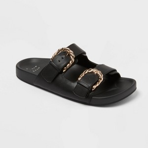 Sandalias Koda para mujer con plantilla de espuma viscoelástica - A New Day™ negro